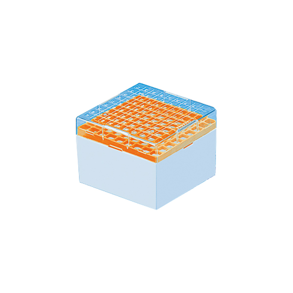 Caja de PC congelable con tapa numerada para criotubos